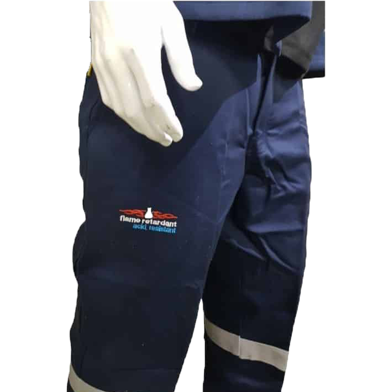 Dromex® D59 Flame & Acid Trousers Navy - Image 2