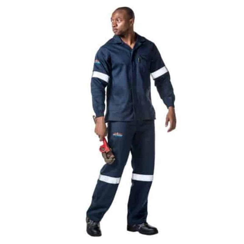 Dromex® D59 Flame & Acid Trousers Navy - Image 3