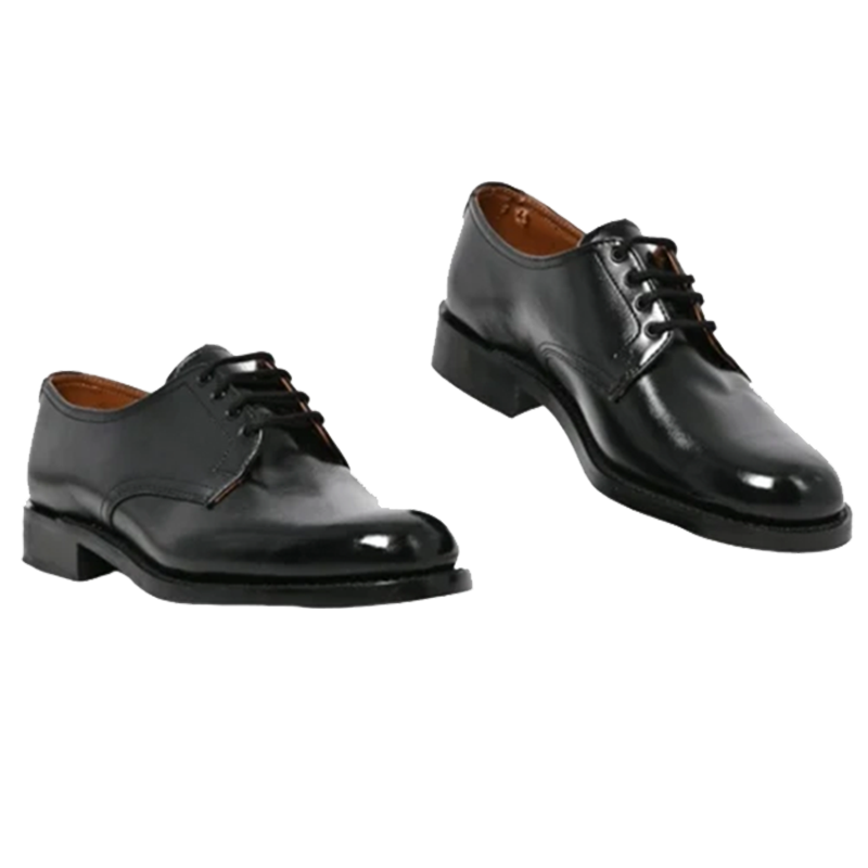 Parabellum Black Security Leather Shoe - Mens - Image 2