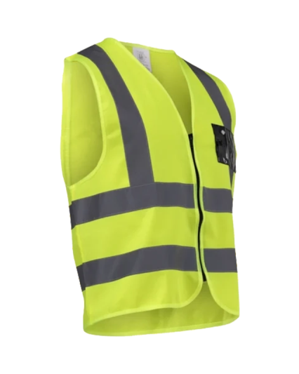 Rebel Solid Lime Reflective Vest