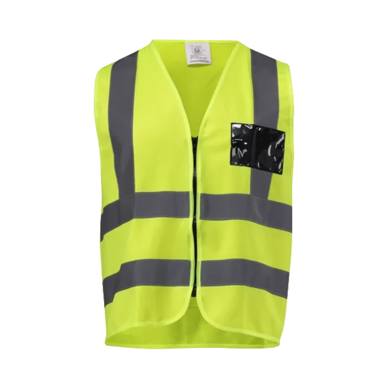 Rebel Solid Lime Reflective Vest - Image 2